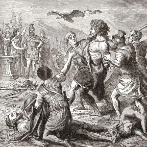 The capture of Teutobochus, a legendary giant and king of the Teutons