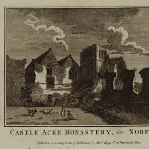 Castle Acre Monastery, in Norfolk (engraving)
