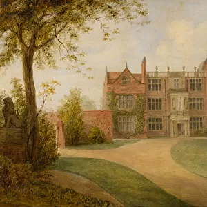 Castle Bromwich Hall, Warwickshire, c. 1850-1900 (oil on canvas)