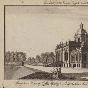 Castle Howard, Yorkshire, seat of the Earl of Carlisle (engraving)