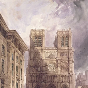 The Cathedral of Notre Dame, Paris, 1836