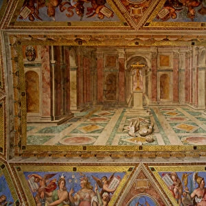 The ceiling of the Constantine Room: the Fall of the idols