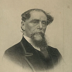 Charles Dickens, engraved by E. G. Williams & Bros. for Demorests Monthly Magazine