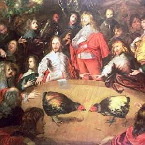Charles I at a Cockfight