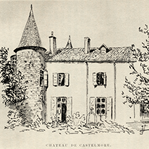 Chateau de Castelmore, from Memoires de Charles de Batz-Castelmore Comte d Artagnan