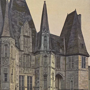 Chateau D O, Facade cote de l entree (colour photo)