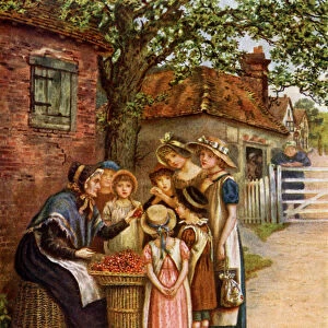 The cherry woman by Kate Greenaway