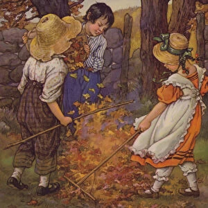 A Childs Garden of Verses: Autumn Fires (colour litho)
