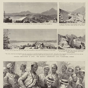 Cholera in India (engraving)