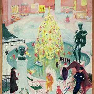Christmas, c. 1930-40 (oil on canvas)