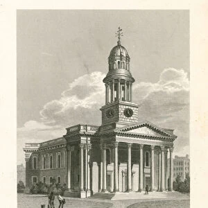 Church of St Marylebone, London (engraving)