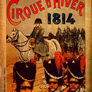 Cirque D Hiver, 1814 (colour litho)