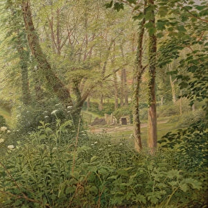 A Clearing in the Woods, signed C. H. W. 87