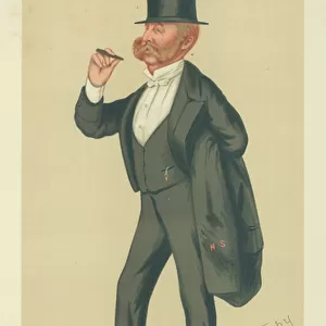 Colonel Charles Napier Sturt, A younger son, 25 November 1876, Vanity Fair cartoon (colour litho)