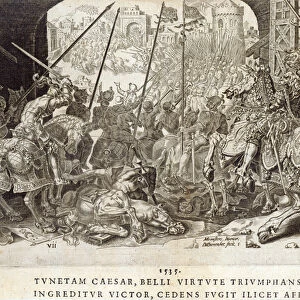 The Conquest of Tunis in 1535, plate 7 from The Military Achievements of Emperor