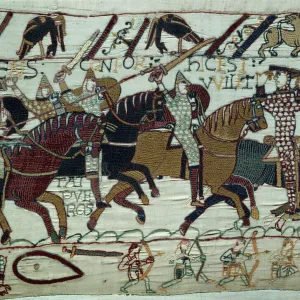 The conquete of England by the army of the Duke of Normandy William the Conquerant