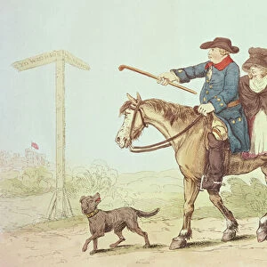 The Constant Couple, 1786 (colour etching)