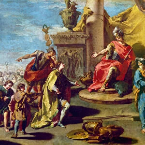 The Continence of Scipio (237-183 BC) (oil on canvas)