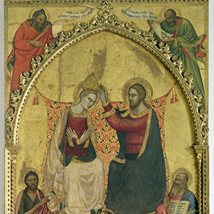 The Coronation of the Virgin with Saints and Prophets, c. 1372 (tempera on panel)