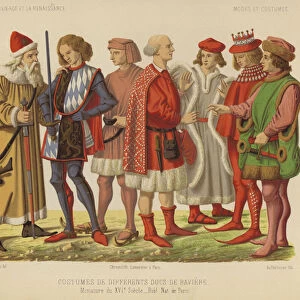 Costumes of Dukes of Bavaria (chromolitho)