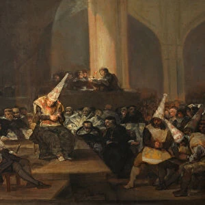 Court of the Inquisition (oil on canvas)