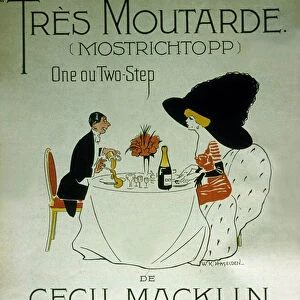 Front Cover of Tres Moutarde (Too Much Mustard) by Cecil Macklin 1911 (colour litho)