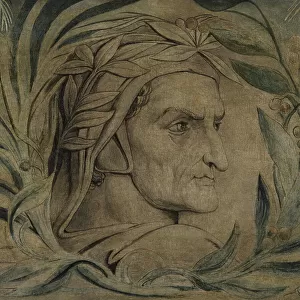 Dante Alighieri, c. 1800-03 (pen & ink with tempera on canvas)