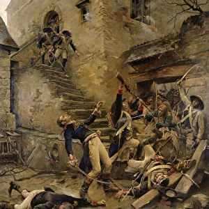 Death of General Beaupuy, 1888 (oil on canvas)