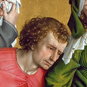 Descent from the Cross, c. 1435 (oil on panel) (detail of 3756)