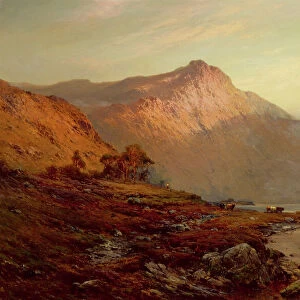 Dhu Loch near Balmoral (oil on canvas)