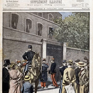 The Dreyfus case: the military prison of Rennes - in "Le Petite Journal"