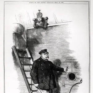 Dropping the Pilot, caricature of Otto von Bismarck (1815-98