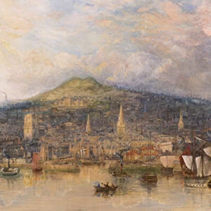 Dundee from the River, 1873 (w / c)