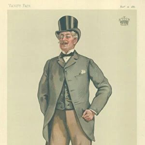 The Earl of Rosslyn, The kirk of Scotland, 12 November 1881, Vanity Fair cartoon (colour litho)