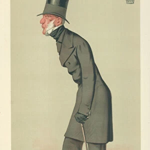 The Earl of Stradbroke, Suffolk, 31 July 1875, Vanity Fair cartoon (colour litho)
