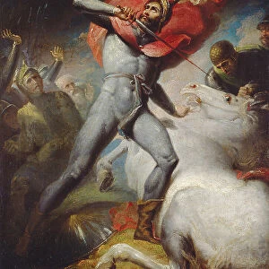 The Earl of Warwick's Vow Previous To The Battle Of Towton, 1797 (oil on canvas)