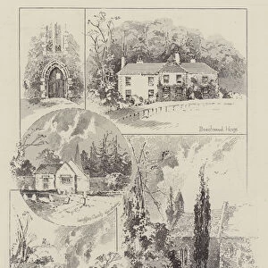 The Early Life of Cardinal Manning, Sketches around Lavington, Sussex (engraving)