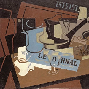 El cazo, by Gris, Juan (1887-1927). Oil on canvas, 1919. Dimension: 65x81 cm. Coleccion Abello