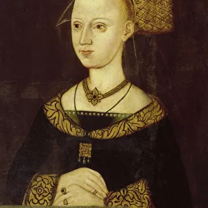 Elizabeth Woodville, Queen of Edward IV, c. 1500 (oil on panel)