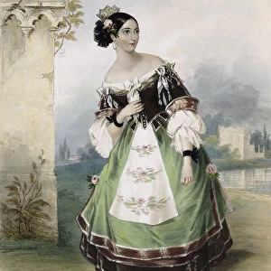 Emma Albertazzi as Zerlina in Don Giovanni, printed by Charles Joseph