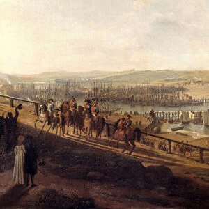 Emperor Napoleon I visited the Boulogne camp in July 1804 Detail