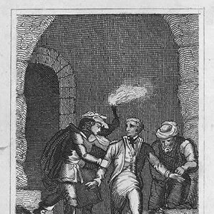 The English ambassador imprisoned at Algiers (engraving)
