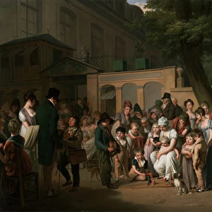 Entrance to the Jardin Turc, 1812 (oil on canvas)