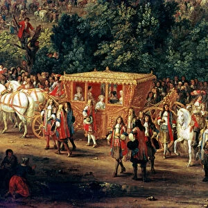 The Entry of Louis XIV (1638-1715) and Maria Theresa (1638-83) into Arras, 30th July 1667