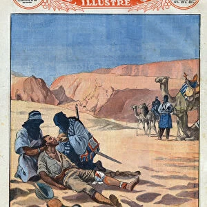 The explorer Henri Lhote (1903-1991) found by the Tuareg dying of thirst in the Saharan