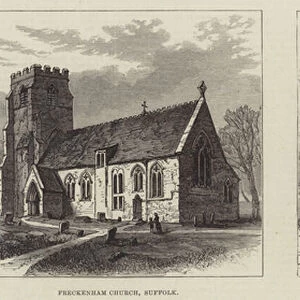 Fall of a Church Tower in Suffolk (engraving)
