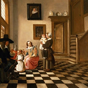 A Family in an Interior