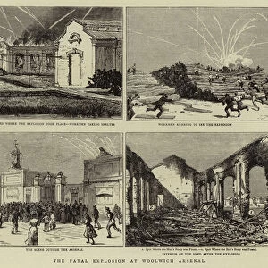 The Fatal Explosion at Woolwich Arsenal (engraving)