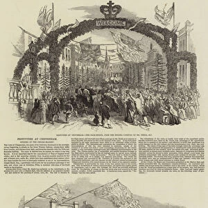Festivities at Chippenham, Opening of the Cheese-Market (engraving)