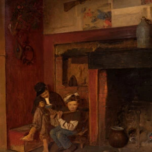 The Fifer and His Friend, 1870-80 (oil on canvas)